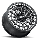 MetalFX Delta R Black Contrast Cut Beadlock & Maxxis Roxxzilla Radial Wheel & Tire Kit