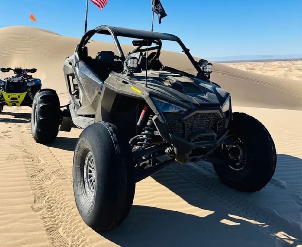 MetalFX Delta R UTV Beadlock Wheel Kit - Gunmetal Contrast Cut