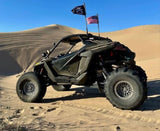 MetalFX Delta R UTV Beadlock Wheel Kit - Gunmetal Contrast Cut