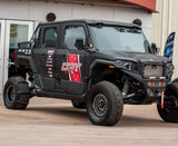 MetalFX Delta R UTV Beadlock Wheel Kit - Satin Black Contrast Cut