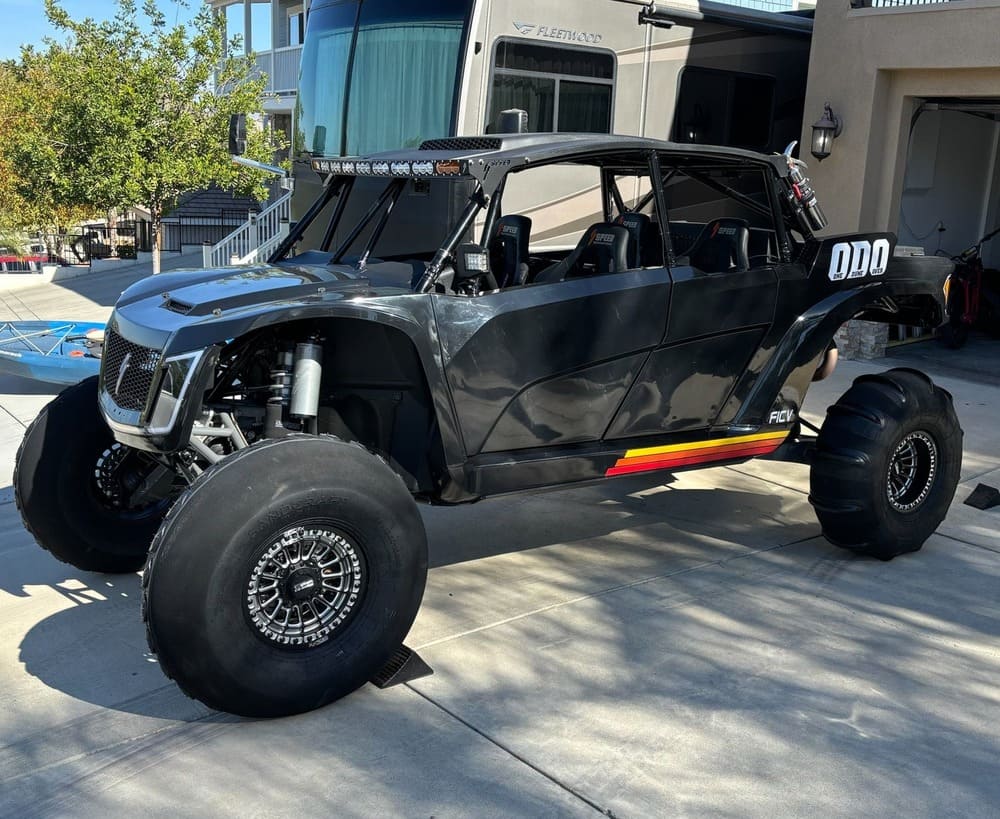 MetalFX Delta UTV Beadlock Wheel Kit - Satin Black Contrast Cut