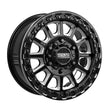 MetalFX Gloss Black Contrast Cut Rampage 6R Beadlock