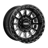 MetalFX Gloss Black Contrast Cut Rampage 6R Beadlock