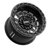 MetalFX Gloss Black Contrast Cut Rampage 6R Beadlock
