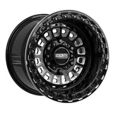 MetalFX Gloss Black Contrast Cut Sicario 6R Beadlock