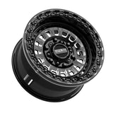 MetalFX Gloss Black Contrast Cut Sicario 6R Beadlock