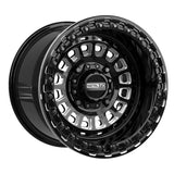 MetalFX Sicario Beadlock (4-lug) - Gloss Black Contrast Cut