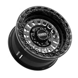 MetalFX Sicario Beadlock (4-lug) - Gloss Black Contrast Cut