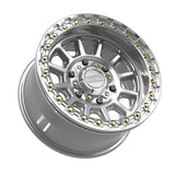 MetalFX Gloss Silver Machined Rampage 6R Beadlock