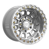 MetalFX Gloss Silver Machined Rampage 6R Beadlock