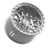 MetalFX Gloss Silver Machined Rampage 6R Beadlock