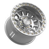MetalFX Gloss Silver Machined Rampage Beadlock