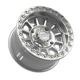 MetalFX Gloss Silver Machined Rampage Beadlock