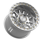 MetalFX Gloss Silver Machined Rampage Beadlock