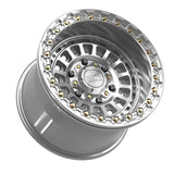 MetalFX Gloss Silver Machined Sicario 6R Beadlock
