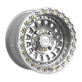 MetalFX Gloss Silver Machined Sicario Beadlock