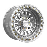 MetalFX Gloss Silver Machined Sicario Beadlock