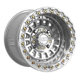 MetalFX Gloss Silver Machined Sicario Beadlock