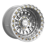 MetalFX Gloss Silver Machined Sicario Beadlock