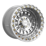 MetalFX Gloss Silver Machined Sicario R Beadlock