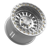 MetalFX Gloss Silver Machined Sicario R Beadlock