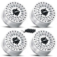 MetalFX Hitman R UTV Beadlock 5-Lug Wheel Kit - Raw