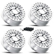 MetalFX Hitman UTV Beadlock Wheel Kit - Raw