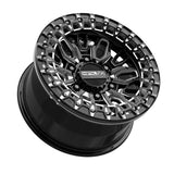 MetalFX Mayhem 6R Beadlock - Gloss Black Contrast Cut