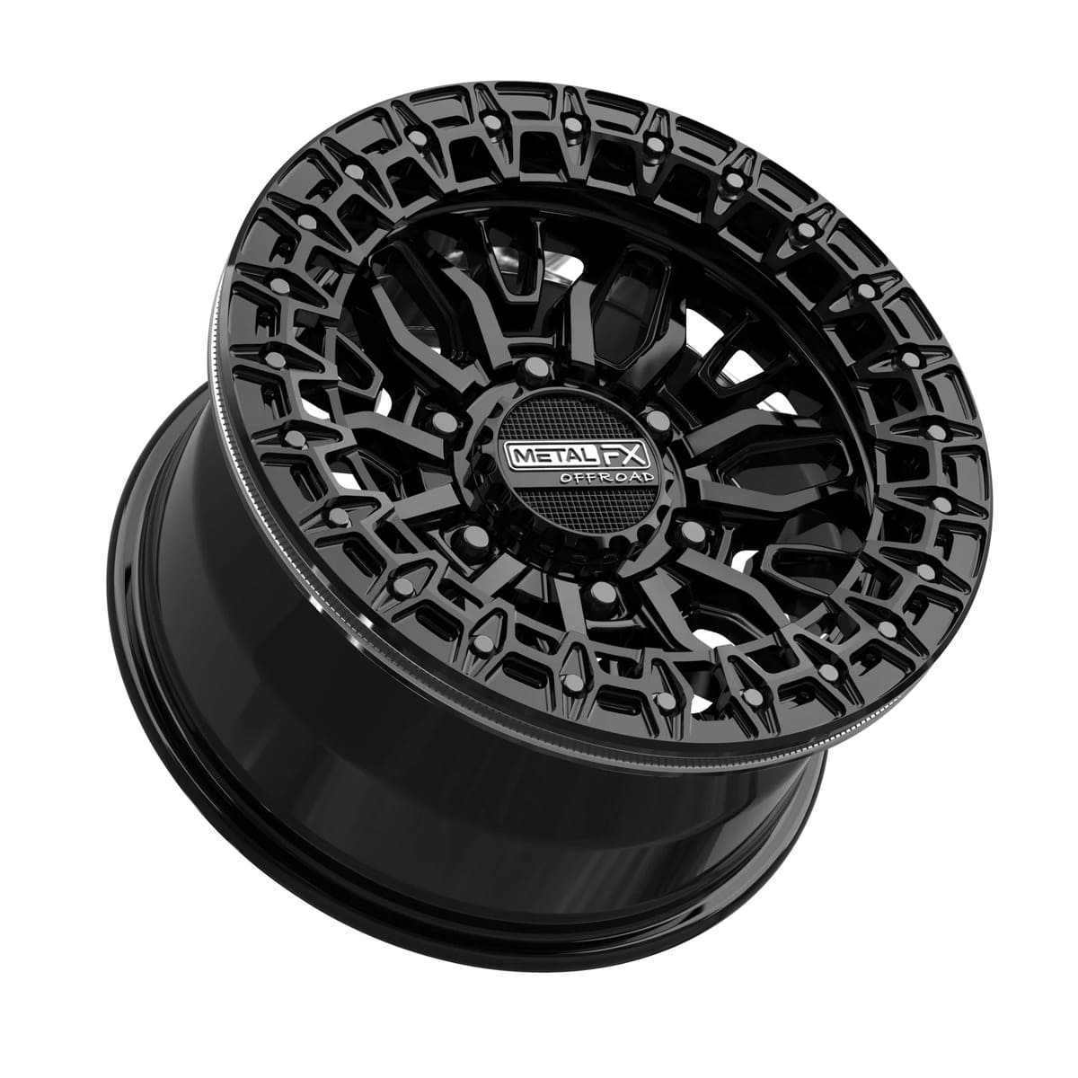MetalFX Mayhem 6R Beadlock - Gloss Black