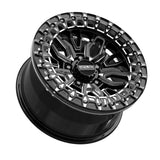 MetalFX Mayhem R Beadlock - Gloss Black Contrast Cut