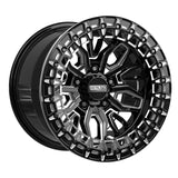 MetalFX Mayhem R Beadlock - Gloss Black Contrast Cut
