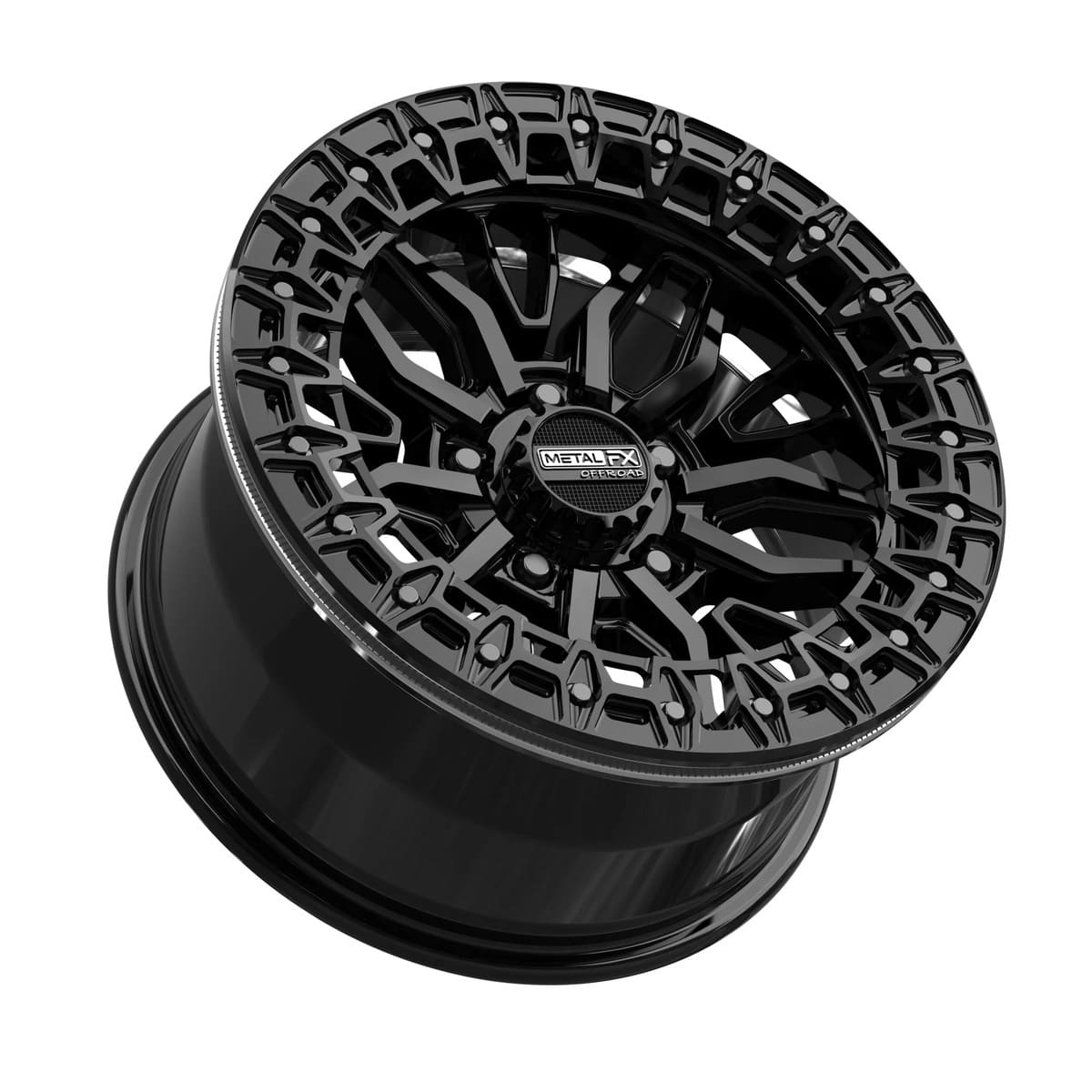 MetalFX Mayhem R Beadlock - Gloss Black