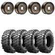 MetalFX OffRoad Hitman 15x6 Bronze Beadlock & Maxxis Carnivore Radial Wheel & Tire Kit