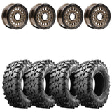 MetalFX OffRoad Hitman 15x6 Bronze Beadlock & Maxxis Carnivore Radial Wheel & Tire Kit