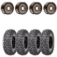 MetalFX OffRoad Hitman 15X6 Bronze Beadlock & Maxxis Roxxzilla Radial Wheel & Tire Kit