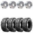 MetalFX OffRoad Hitman 15x6 Raw Beadlock & Maxxis Carnivore Radial Wheel & Tire Kit