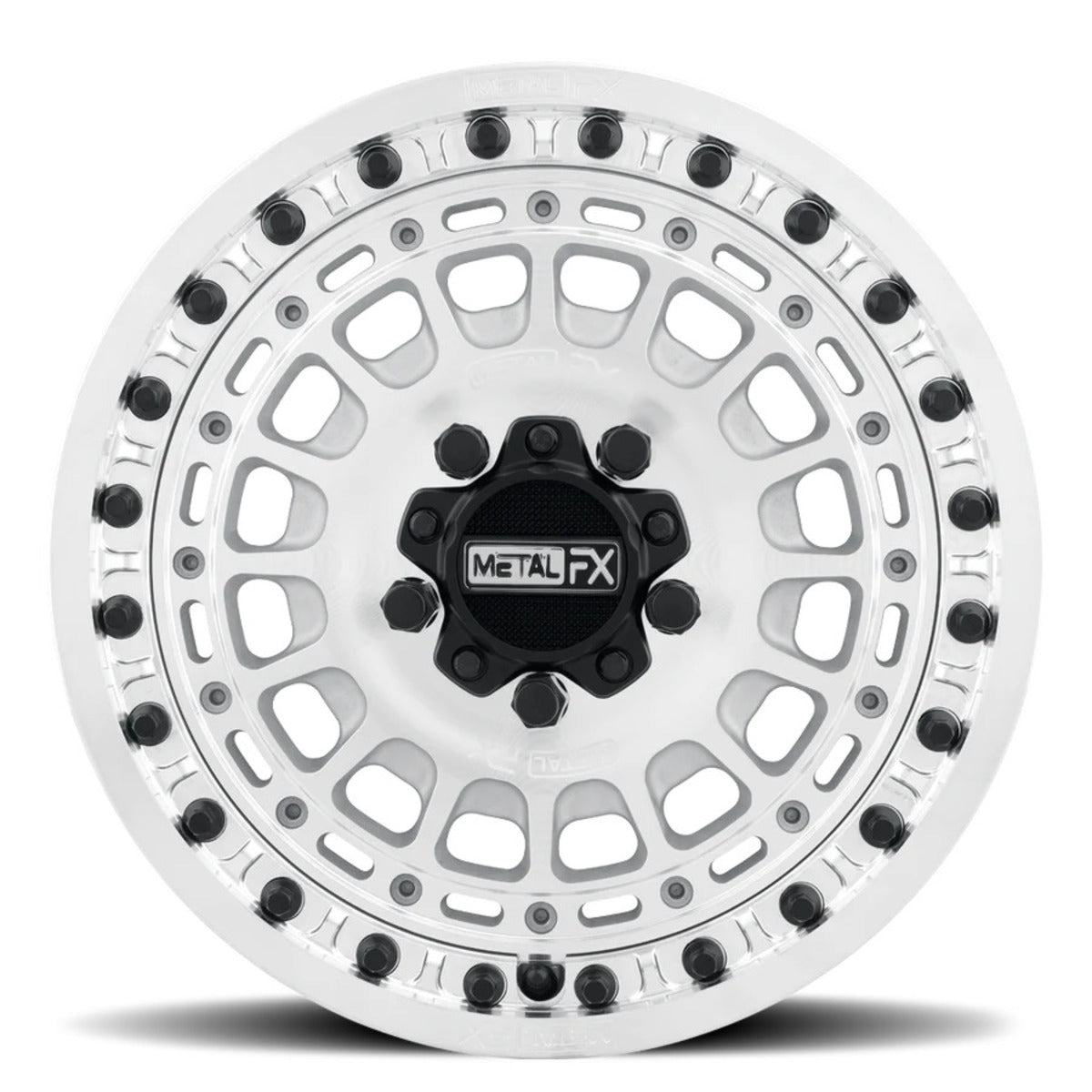 MetalFX OffRoad Hitman R Raw Beadlock & Maxxis Carnivore Radial Wheel & Tire Kit