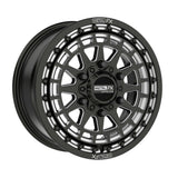 MetalFX Outlaw 6R Beadlock Satin Black Contrast Cut