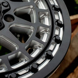 MetalFX Outlaw 6R Beadlock Satin Black Contrast Cut