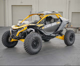 MetalFX Outlaw 6R Satin Black UTV Beadlock Wheel Kit