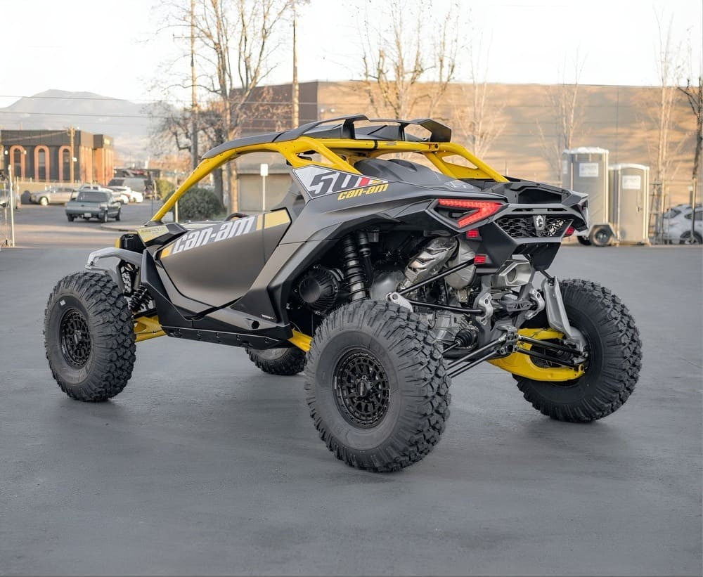 MetalFX Outlaw 6R Satin Black UTV Beadlock Wheel Kit
