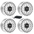 MetalFX Outlaw 6R UTV Beadlock Wheel Kit - Raw