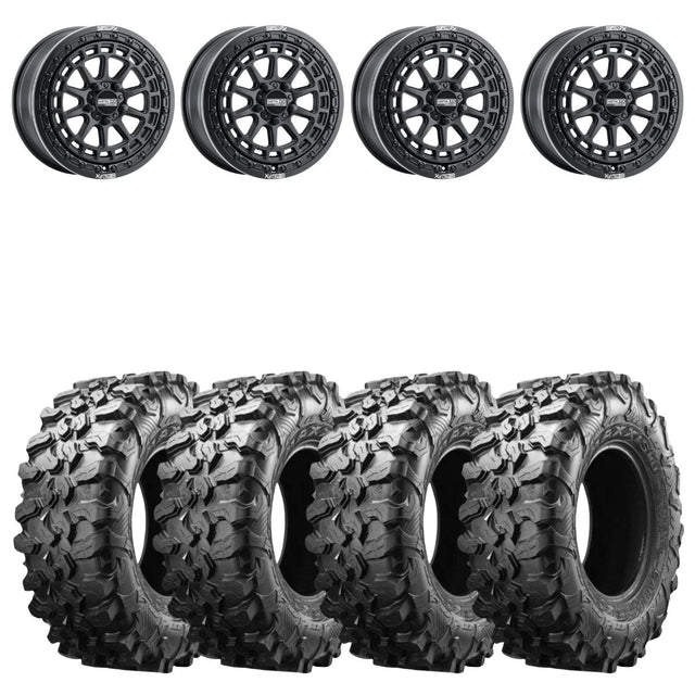 MetalFX Outlaw R 17×7 Beadlock & Maxxis Carnivore Radial Wheel & Tire Kit