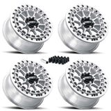 MetalFX Outlaw R UTV Beadlock 5-Lug Wheel Kit - Raw