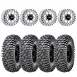 MetalFX Outlaw Raw 15x6 Beadlock & Maxxis Roxxzilla Radial Wheel & Tire Kit