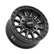 MetalFX Satin Black Rampage Beadlock w/ Gloss Black Ring