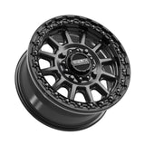 MetalFX Satin Black Rampage Beadlock w/ Gloss Black Ring