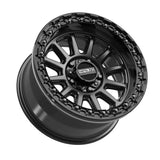 MetalFX Satin Black Rampage R Beadlock w/ Gloss Black Ring
