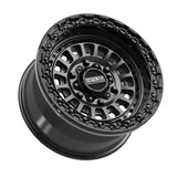 MetalFX Satin Black w/ Gloss Black Ring Sicario 6R Beadlock