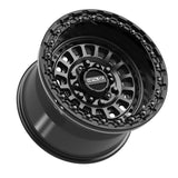MetalFX Satin Black w/ Gloss Black Ring Sicario 6R Beadlock